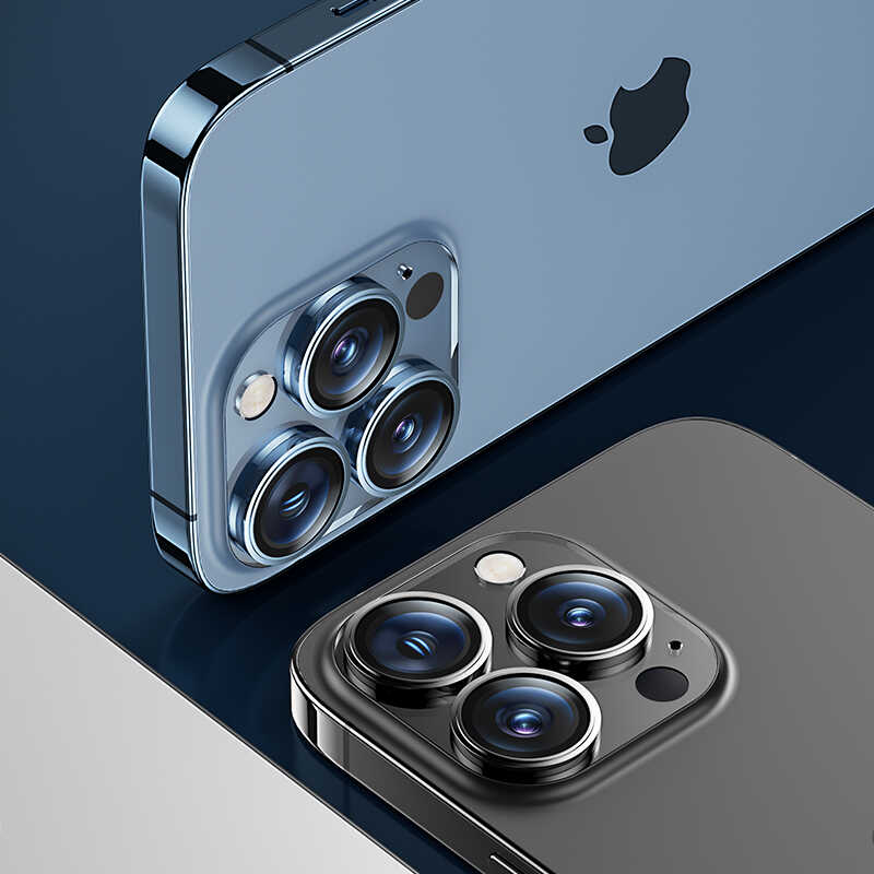Apple iPhone 13 Pro Max Benks King Kong Camera Lens Protector Silver 