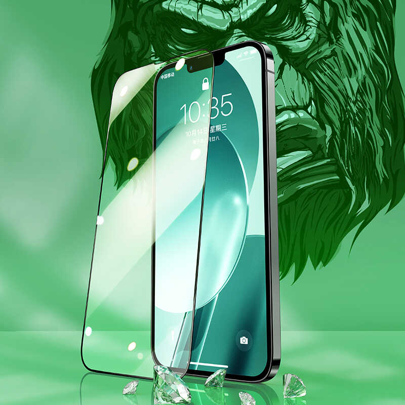 Apple iPhone 13 Pro Max Benks Little KingKong Anti-Blue Light Glass Screen Protector Black 