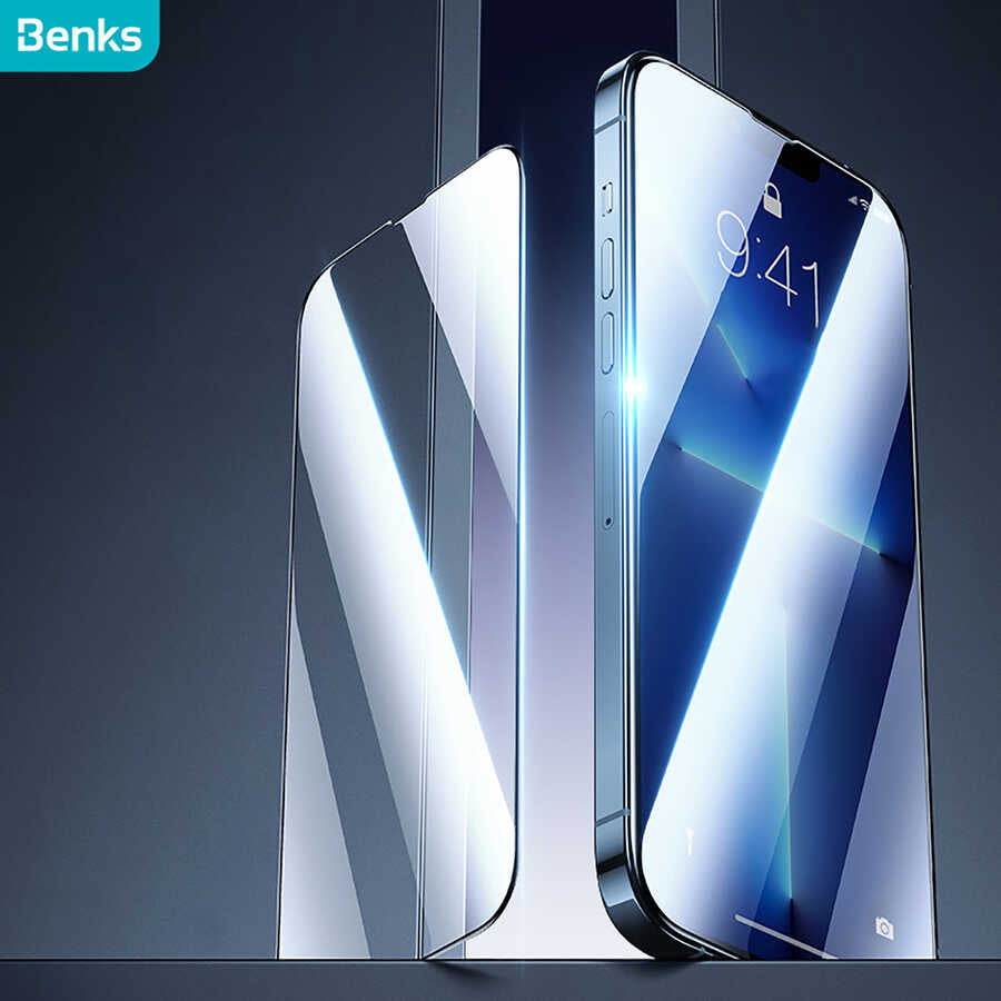 Benks Matte Screen Protector for Apple iPhone 13 Pro Max, Fingerprint-Free, Special Screen Film for Gamers, Black 