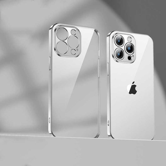 Apple iPhone 13 Pro Max Benks Matte Electroplated TPU Cover Silver 