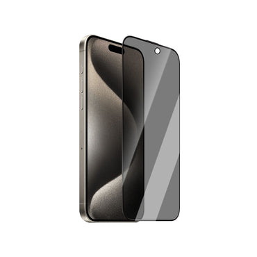 Apple iPhone 13 Pro Max CaseWorld HD Serisi 0.33mm Privacy Temperli Cam Ekran Koruyucu Siyah