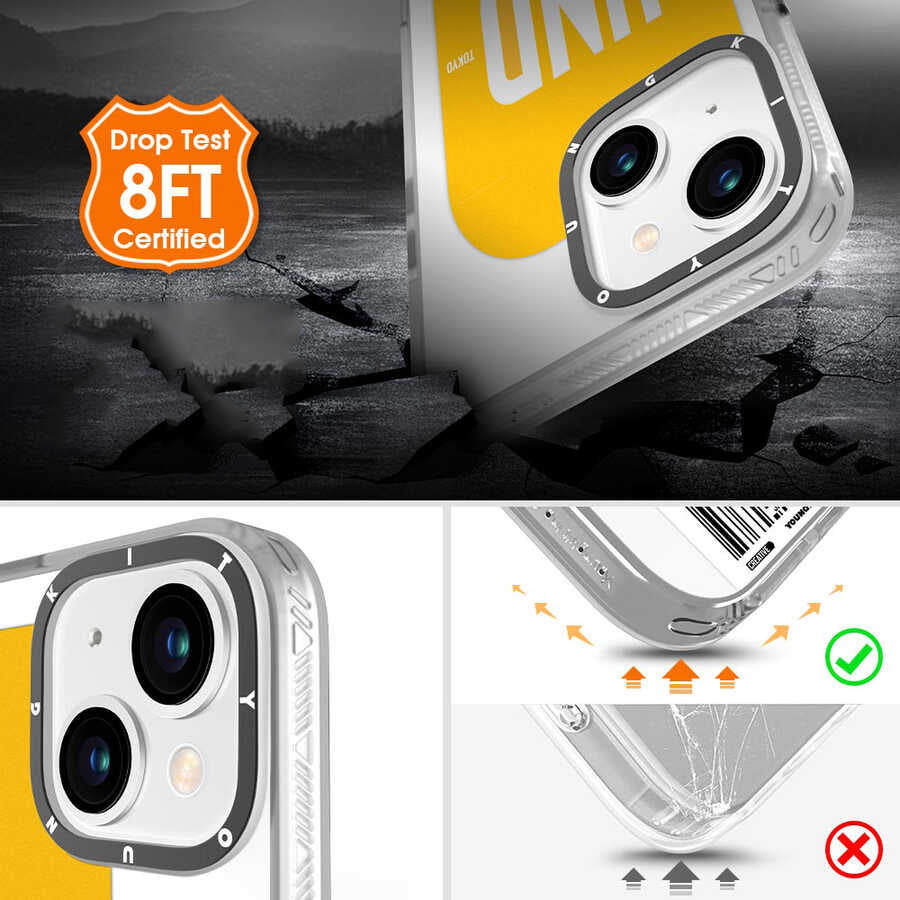Apple iPhone 13 Case YoungKit Any Time Trip Series Cover CL026 Hong Kong 