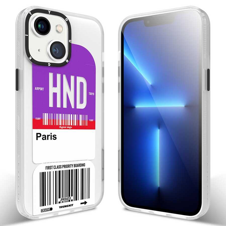 Apple iPhone 13 Case YoungKit Any Time Trip Series Cover CL027 Paris 