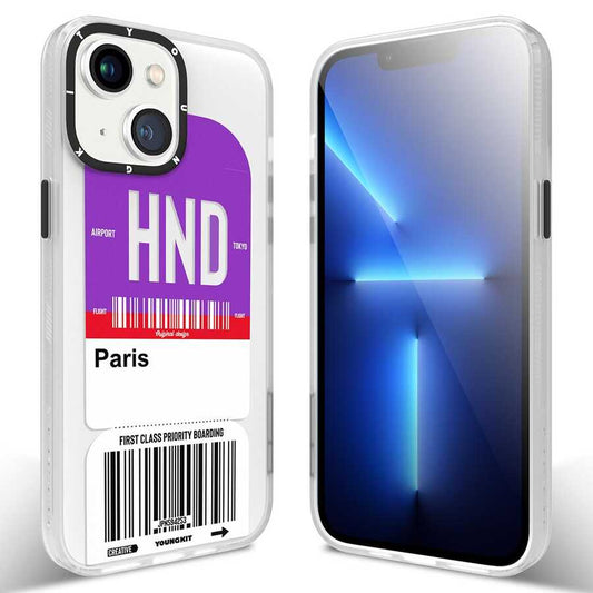 Apple iPhone 13 Case YoungKit Any Time Trip Series Cover CL027 Paris 
