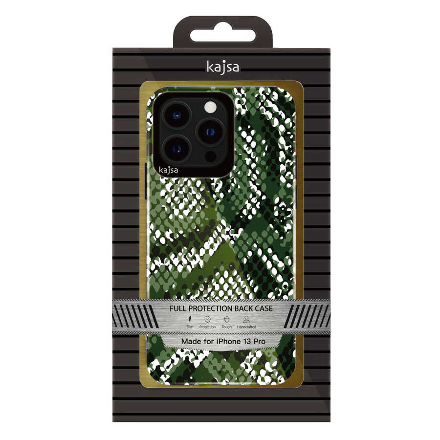 Apple iPhone 13 Pro Max Kılıf Kajsa Shield Plus Wild Serisi 2 Arka Kapak NO1