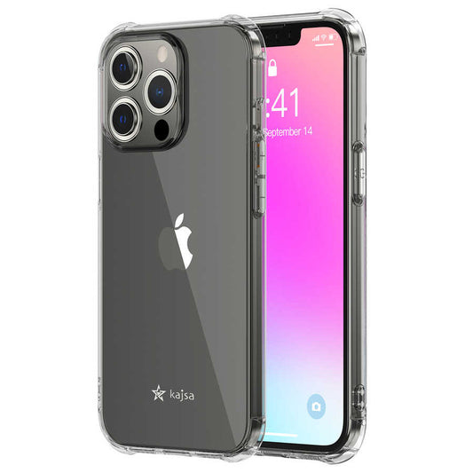 Apple iPhone 13 Pro Max Case Kajsa Transparent Cover Gray 