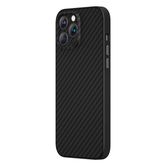 Apple iPhone 13 Pro Max Case Carbon Fiber Benks Hybrid Kevlar Cover Black 