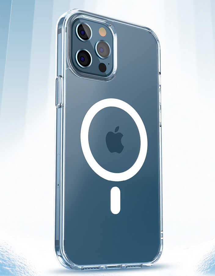 Apple iPhone 13 Pro Max Case Wiwu Magnetic Crystal Cover Colorless 