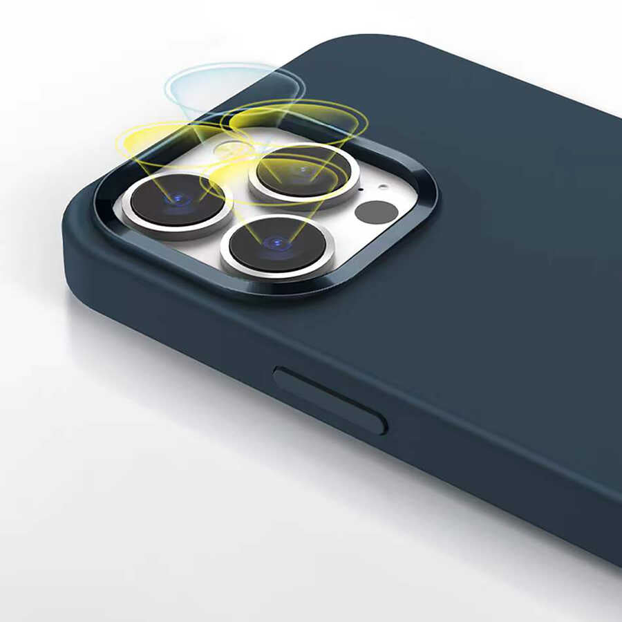 Apple iPhone 13 Pro Max Case Wiwu M-safe Magnetic Silicone Cover Green 