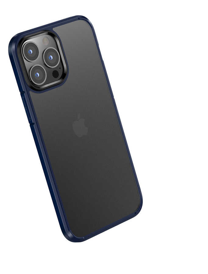 Apple iPhone 13 Pro Max Kılıf Wlons H-Bom Kapak Renksiz