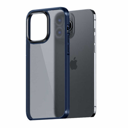 Apple iPhone 13 Pro Max Kılıf Wlons H-Bom Kapak Lacivert