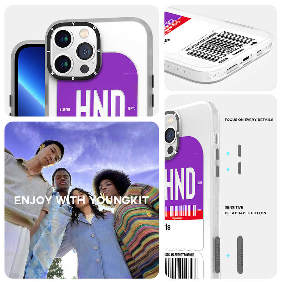 Apple iPhone 13 Pro Max Case YoungKit Any Time Trip Series Cover CL028 Shanghai 