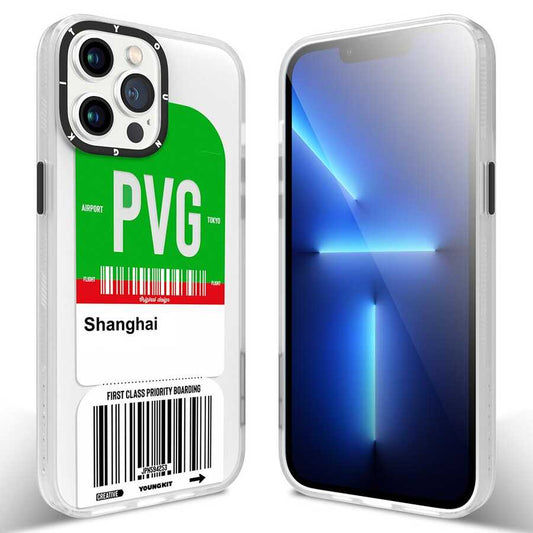 Apple iPhone 13 Pro Max Case YoungKit Any Time Trip Series Cover CL028 Shanghai 