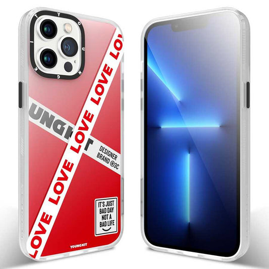 Apple iPhone 13 Pro Max Case YoungKit Holiday Series Cover Red 
