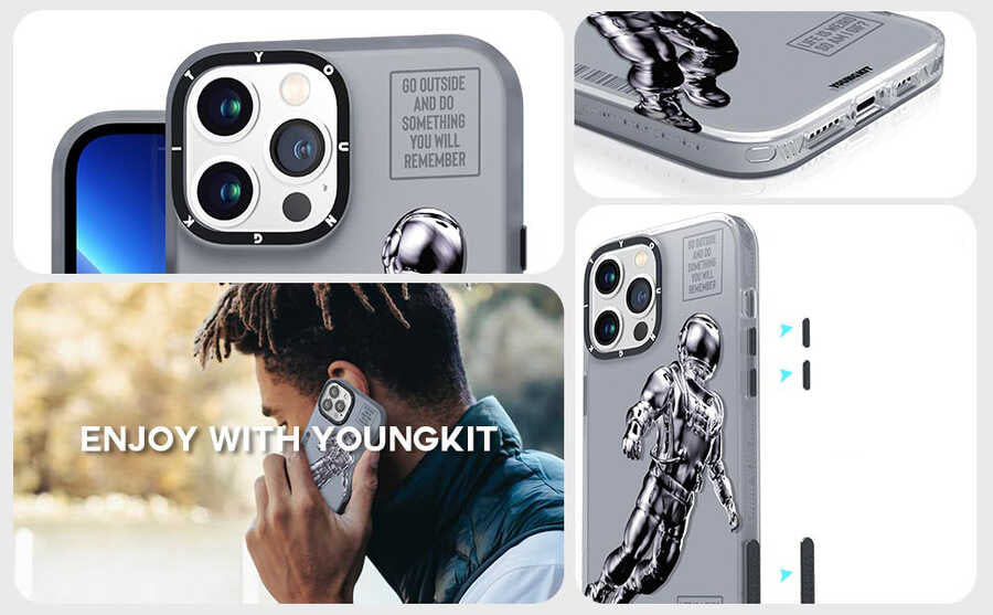 Apple iPhone 13 Pro Max Case YoungKit Classic Series Cover CL003 Purple 