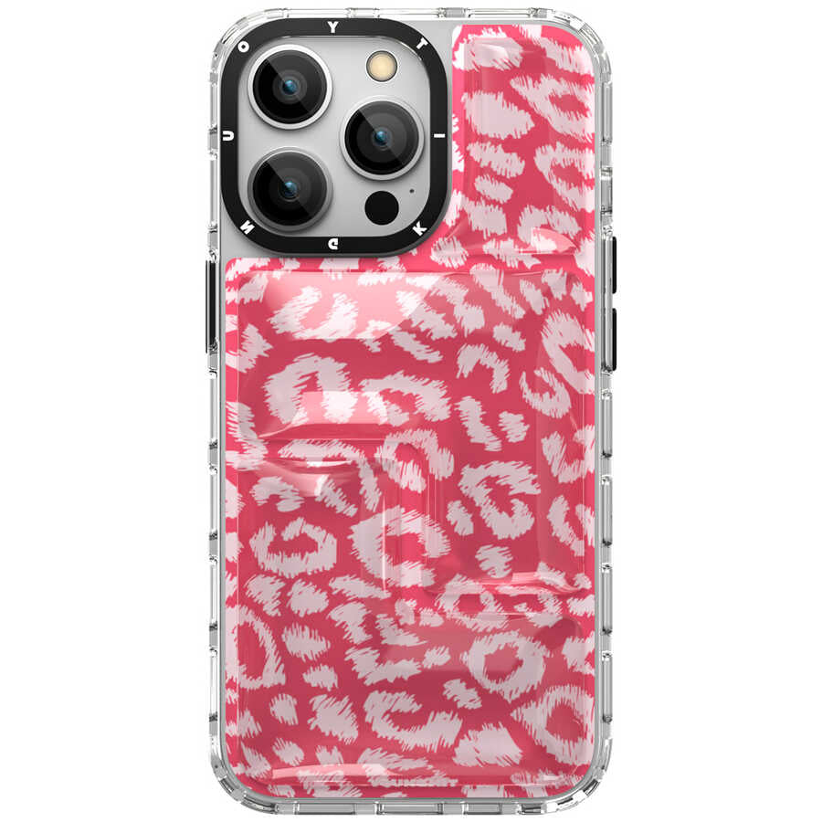 Apple iPhone 13 Pro Max Case YoungKit Leopard Article Series Cover Black 