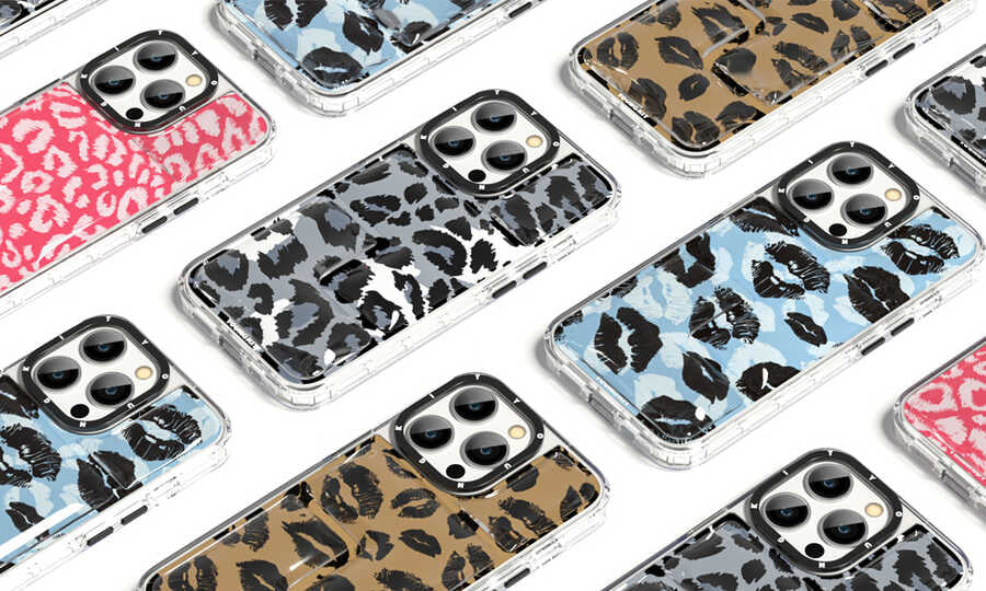 Apple iPhone 13 Pro Max Case YoungKit Leopard Article Series Cover Blue 