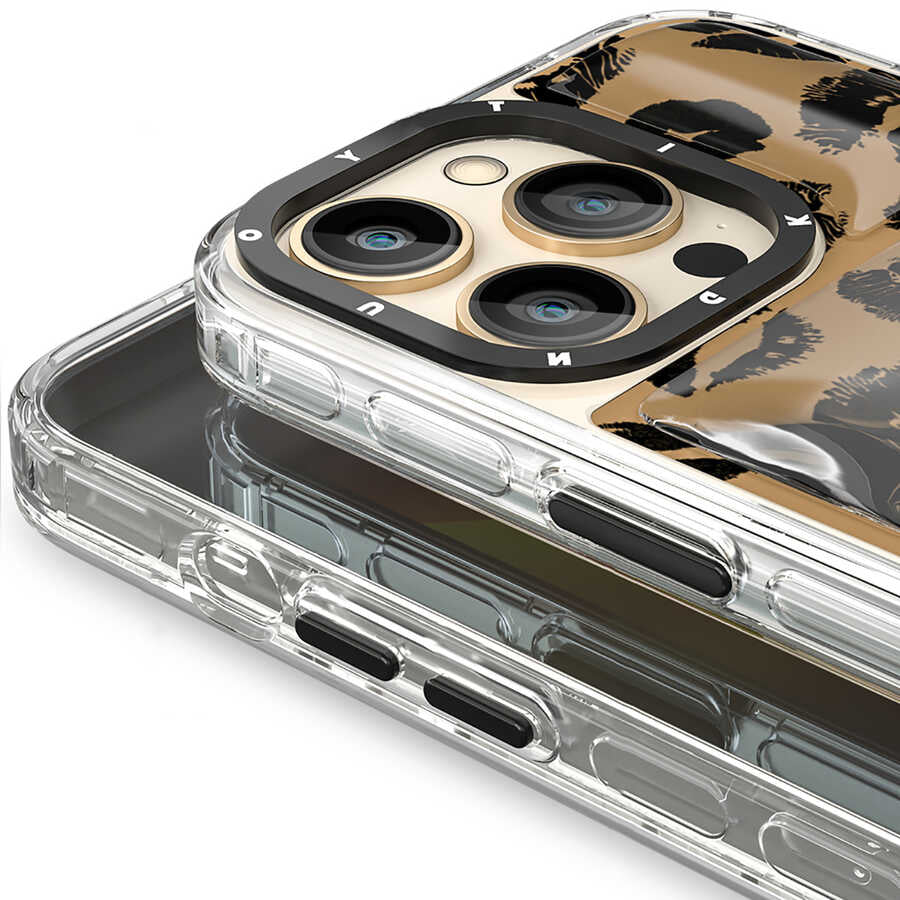 Apple iPhone 13 Pro Max Case YoungKit Leopard Article Series Cover Brown 