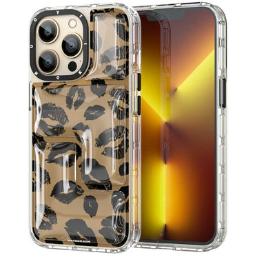 Apple iPhone 13 Pro Max Case YoungKit Leopard Article Series Cover Blue 