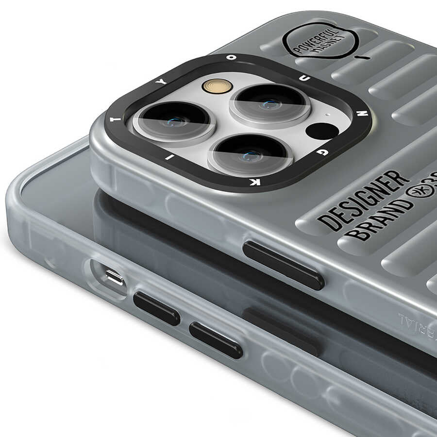 Apple iPhone 13 Pro Max Case YoungKit Plain Colored Series Cover Silver 