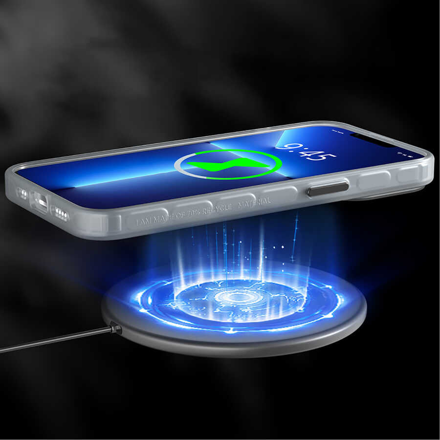 Apple iPhone 13 Pro Max Case YoungKit Plain Colored Series Cover Silver 