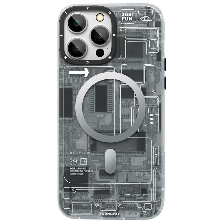 Apple iPhone 13 Pro Max Case YoungKit Technology Series Cover Red 