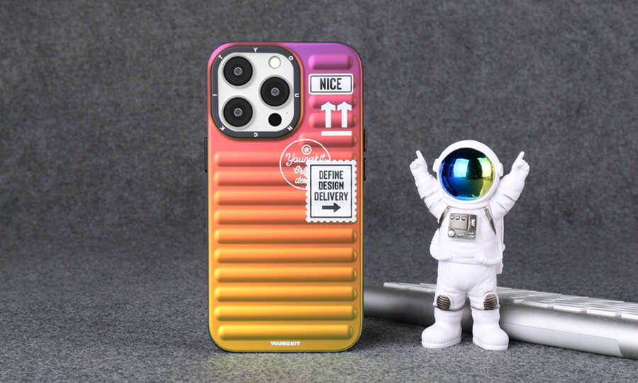Apple iPhone 13 Pro Max Case YoungKit The Secret Color Series Cover Orange 