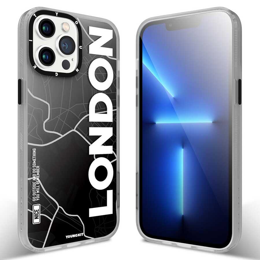 Apple iPhone 13 Pro Max Case YoungKit World Trip Series Cover London 