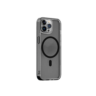 Apple iPhone 13 Pro Wiwu M-safe Şarj Özellikli Lens Korumalı Şeffaf Silikon Kapak Mavi