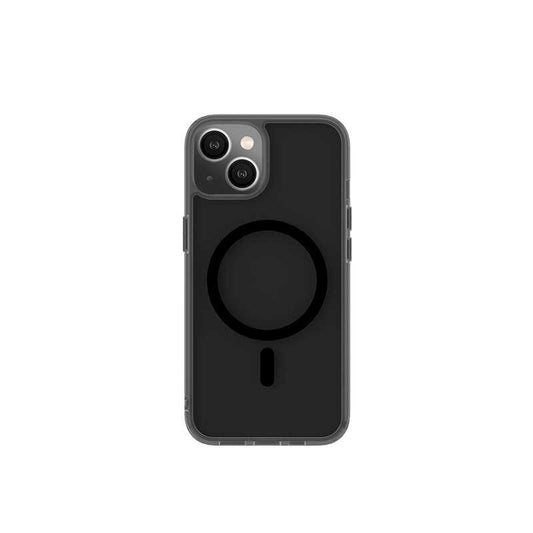 Apple iPhone 13 Wiwu M-safe Şarj Özellikli Lens Korumalı Şeffaf Silikon Kapak Siyah