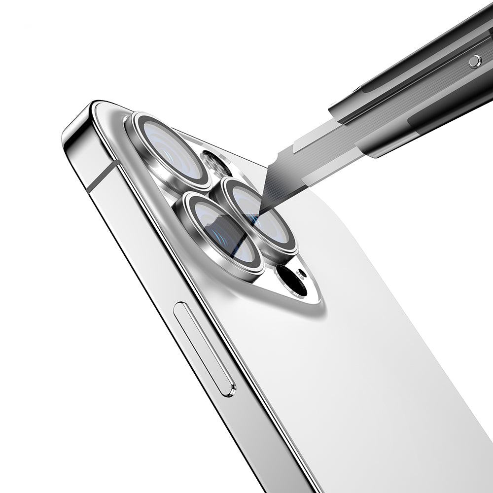 Apple iPhone 13 Zore Micro Camera Lens Protector Silver 