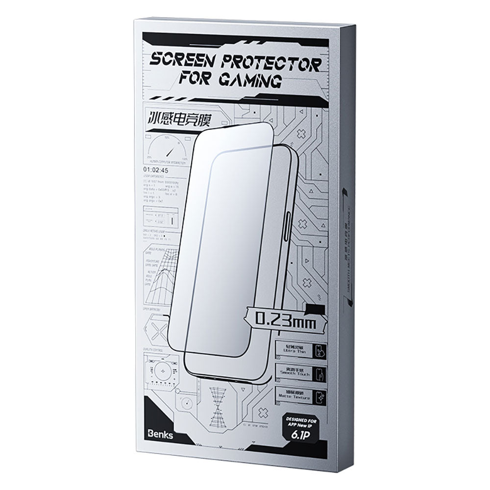 Apple iPhone 14 Benks Gaming Anti-Dust Anti-Dust Matte Glass Screen Protector Black 
