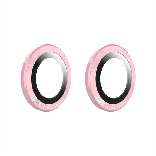 Apple iPhone 14 Go Des Eagle Camera Lens Protector Rose Gold