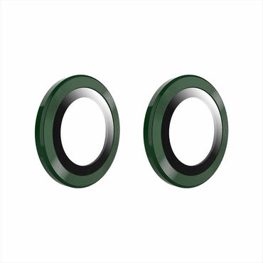 Apple iPhone 14 Go Des Eagle Camera Lens Protector Dark Green