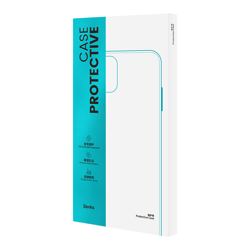 Apple iPhone 14 Airbag TPU Text Themed Case Benks Dynamic New Cover Blue 