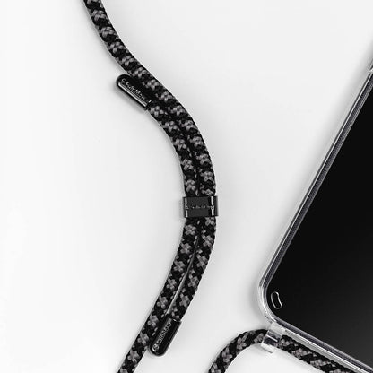 Apple iPhone 14 Kılıf Boyun Askılı Şok Önleyicili Şeffaf Lisanslı Switcheasy Play Kapak Lacivert