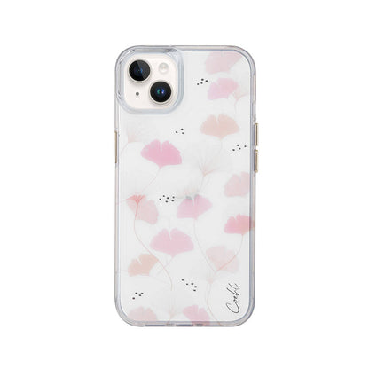 Apple iPhone 14 Kılıf Çayır Çiçeği Desenli Coehl Meadow Kapak Pembe