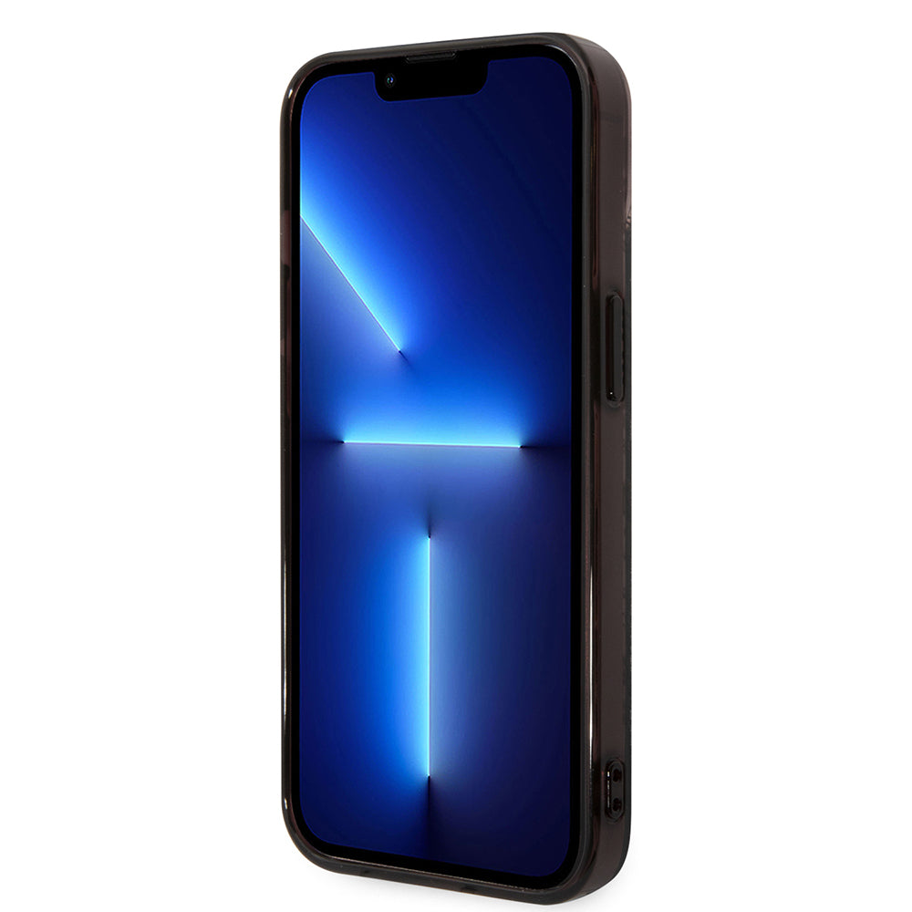 Apple iPhone 14 Kılıf Ferrari Orjinal Lisanslı Baskı Logolu Çimen Desenli Kapak Kırmızı