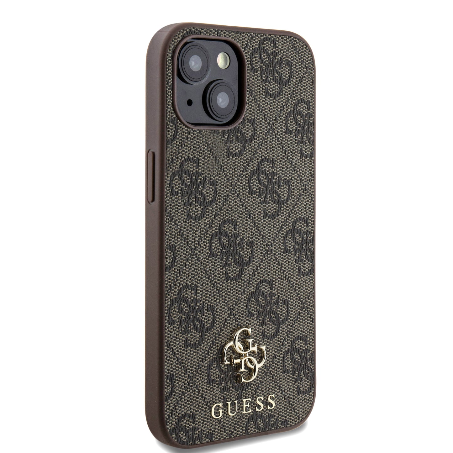 Apple iPhone 14 Case Guess Original Licensed M-safe Charging Feature Small 4G Classic Cover Pink