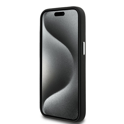 Apple iPhone 14 Kılıf Karl Lagerfeld Orjinal Lisanslı K&C Heads Pin Kapak Siyah