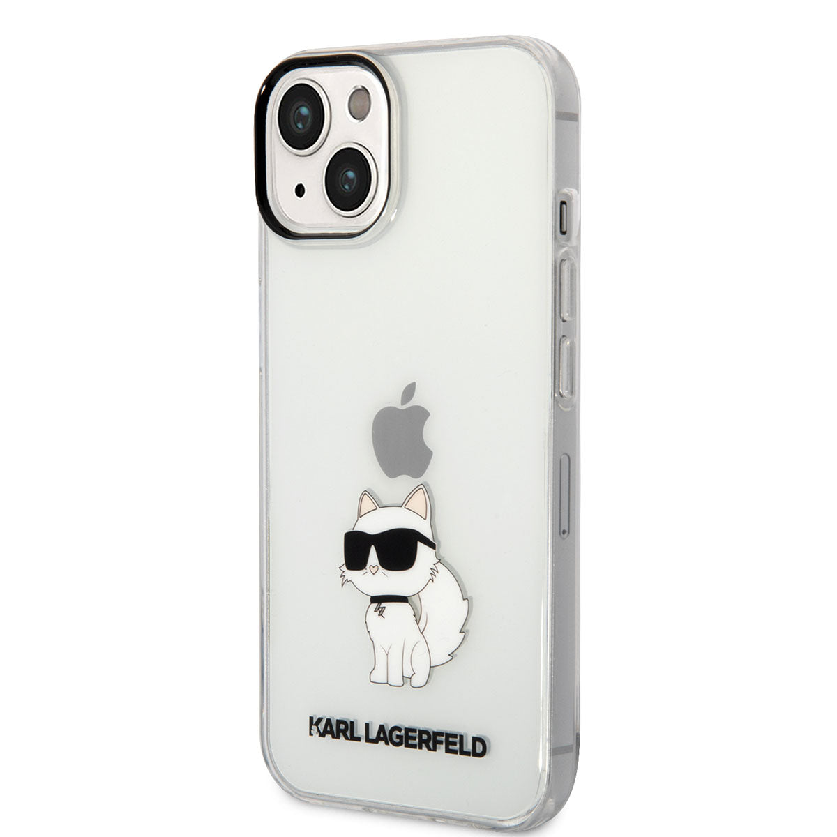 Apple iPhone 14 Case Karl Lagerfeld Transparent Choupette Design Cover Colorless 