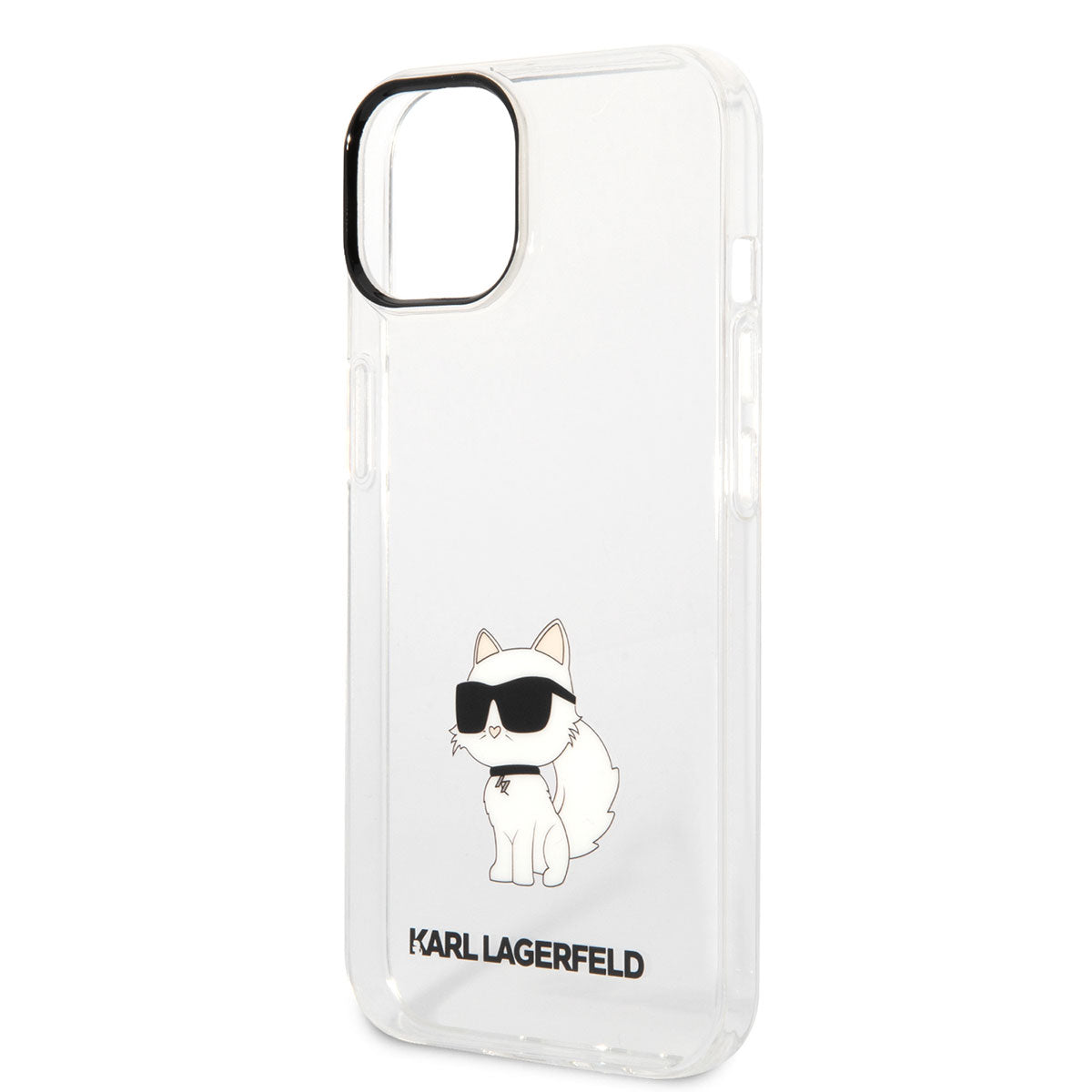 Apple iPhone 14 Case Karl Lagerfeld Transparent Choupette Design Cover Colorless 