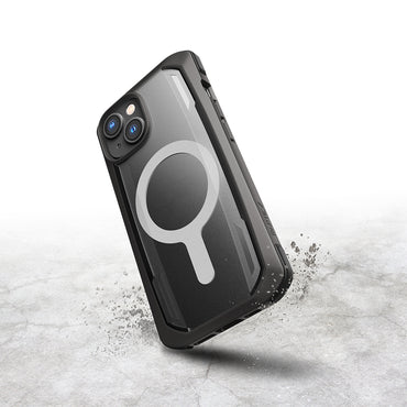 Apple iPhone 14 Kılıf M-safe Şarj Özellikli Raptic Secure Serisi Çift Kat TPU Kenarlı Şeffaf Arka Yüzeyli Kapak Yeşil