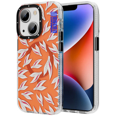 Apple iPhone 14 Case M-safe Charging Feature Youngkit Play Rabbit Series Cover Orange 