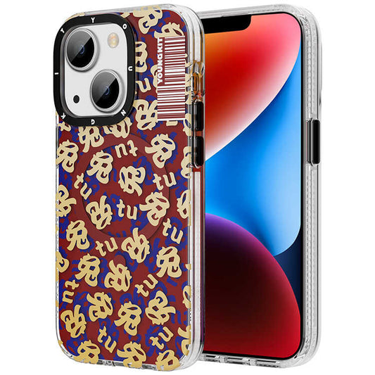 Apple iPhone 14 Case M-safe Charging Feature Youngkit Play Rabbit Series Cover Red 