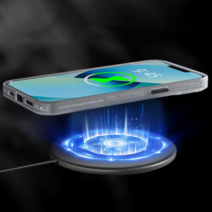 Apple iPhone 14 Case M-Safe Charging Feature YoungKit Technology Series Cover Blue 
