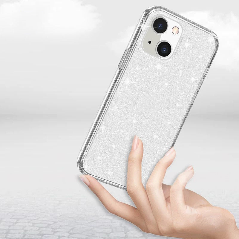 Apple iPhone 14 Case Shining Glitter Transparent Zore Redos Cover Transparent
