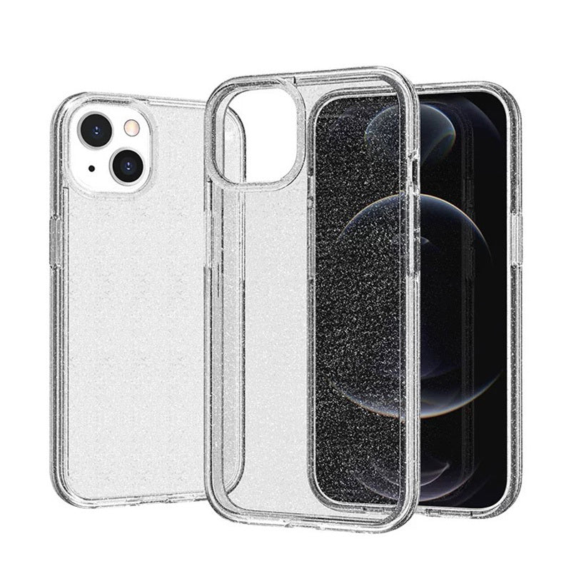 Apple iPhone 14 Case Shining Glitter Transparent Zore Redos Cover Transparent
