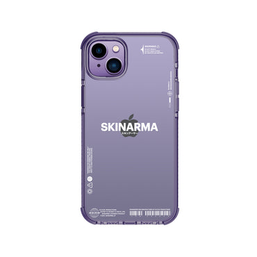 Apple iPhone 14 Case SkinArma Transparent Airbag Design Iron Cover Red 