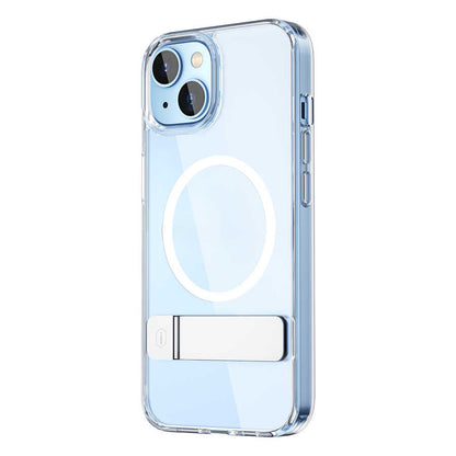 Apple iPhone 14 Kılıf Standlı M-safe Wireless Şarj Özellikli Wiwu Aurora Serisi Kapak
